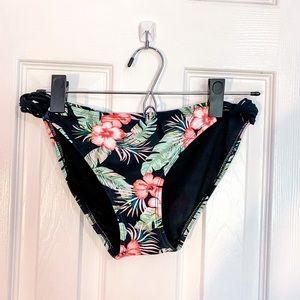 Floral print bikini bottoms